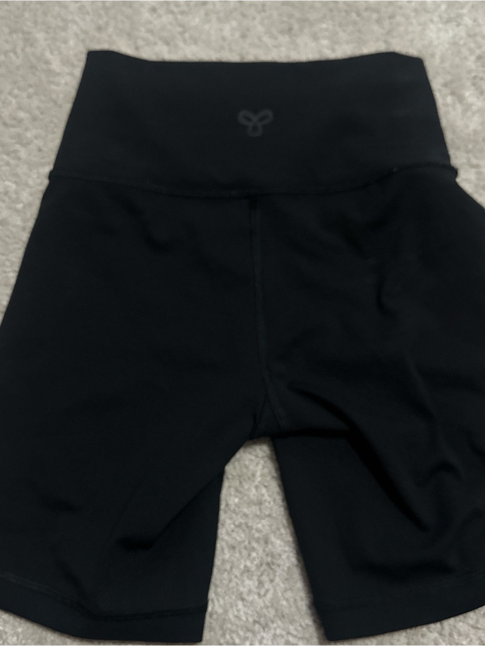 TNA Black High-Waist Athletic Bike Shorts